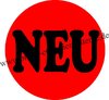 Etiketten 50er Kreise "NEU"