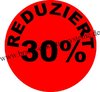 Etiketten 50er Kreise "REDUZIERT 30%"