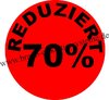 Etiketten 50er Kreise "REDUZIERT 70%"